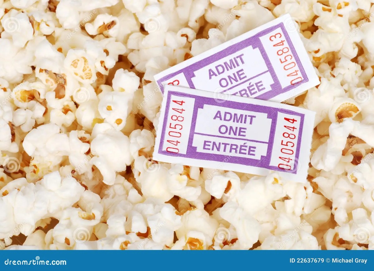  Tuesday Movie Tickets and  Popcorn Are Back!